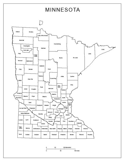 large map of minnesota|printable map of minnesota counties.